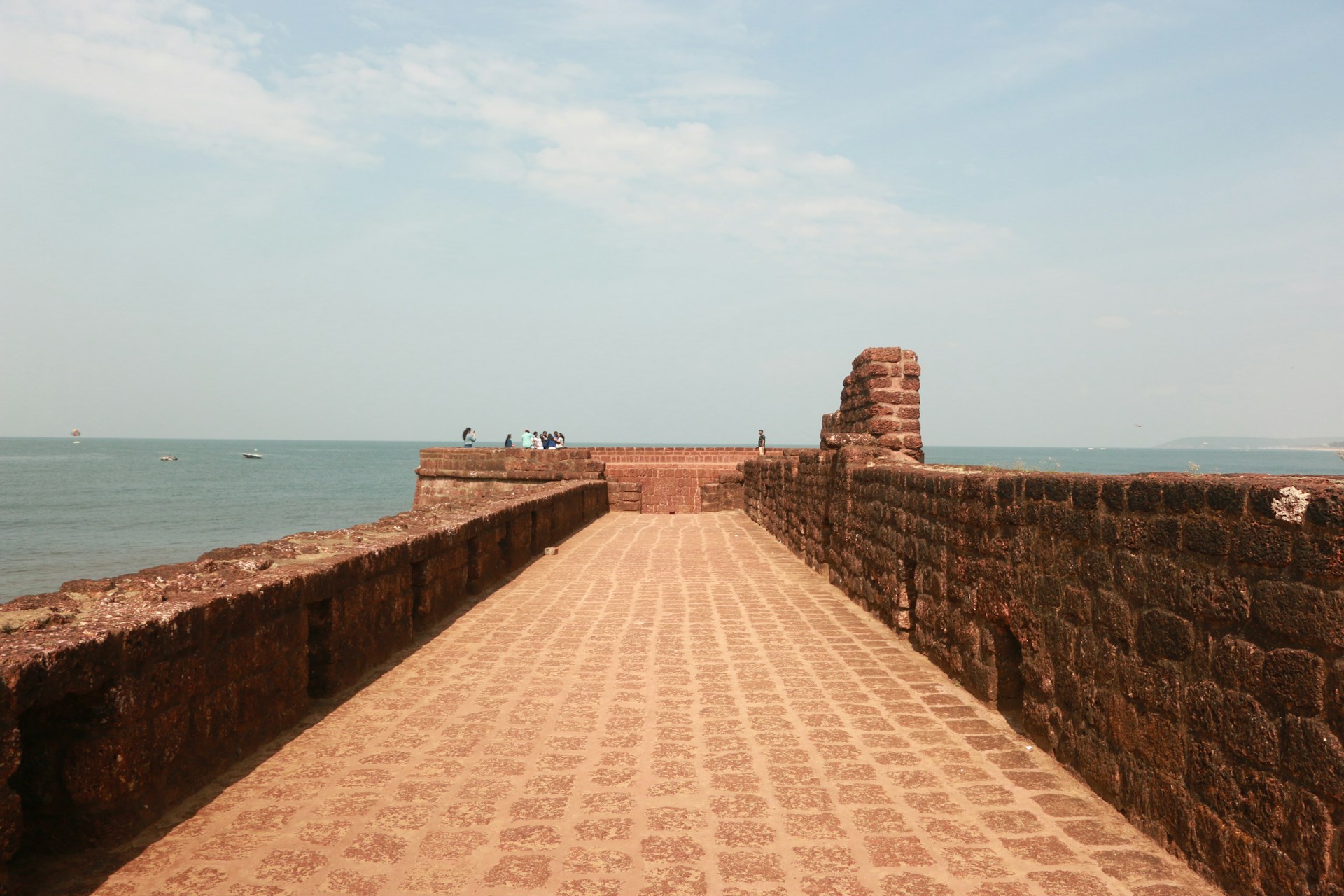Aguada Fort Area, Candolim, Goa, India