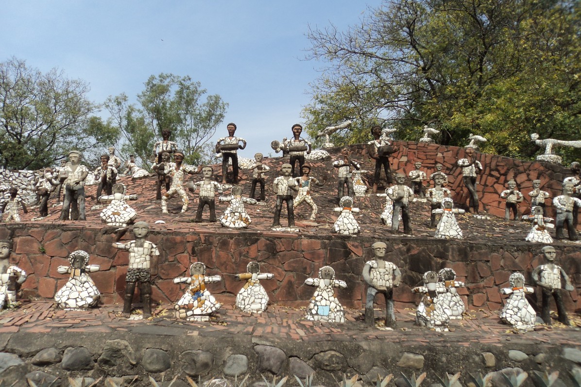 Statues at Rock Garden Chandigarh