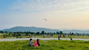 Paragliding Landing Site, Kangra, India