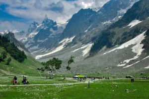 Beautiful landscapes of Sonamarg, Jammu & Kashmir India