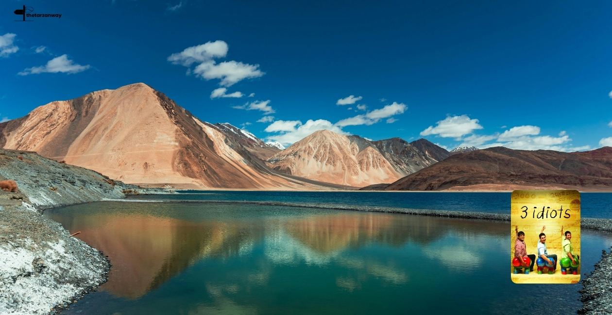 Pangong lake, 3 idiots