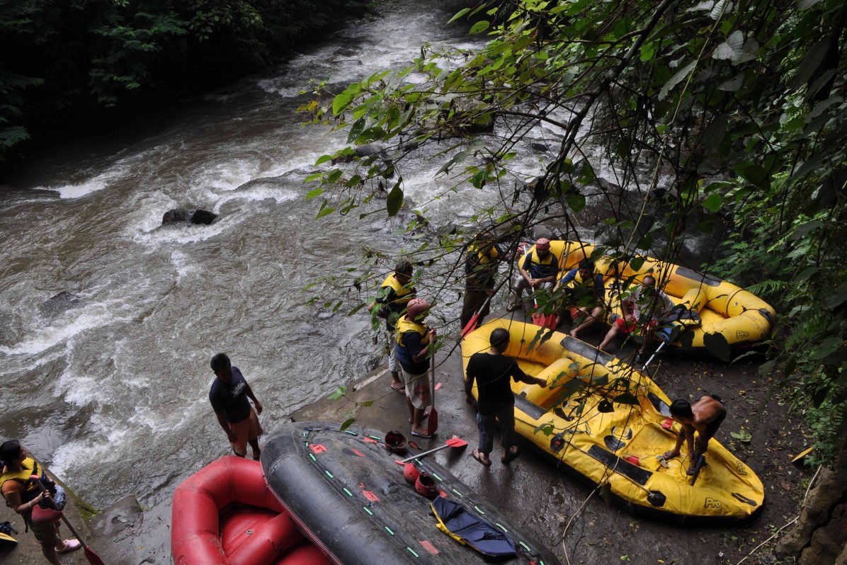 Rafting in Ayung River