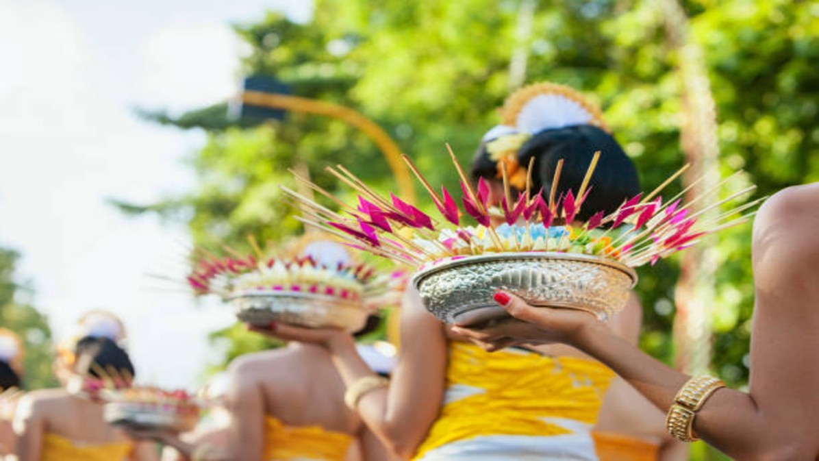 Bali new year celebration