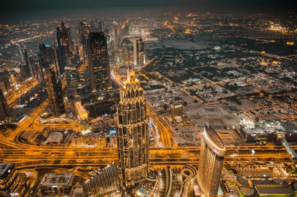 Burj Khalifa Dubai Night View