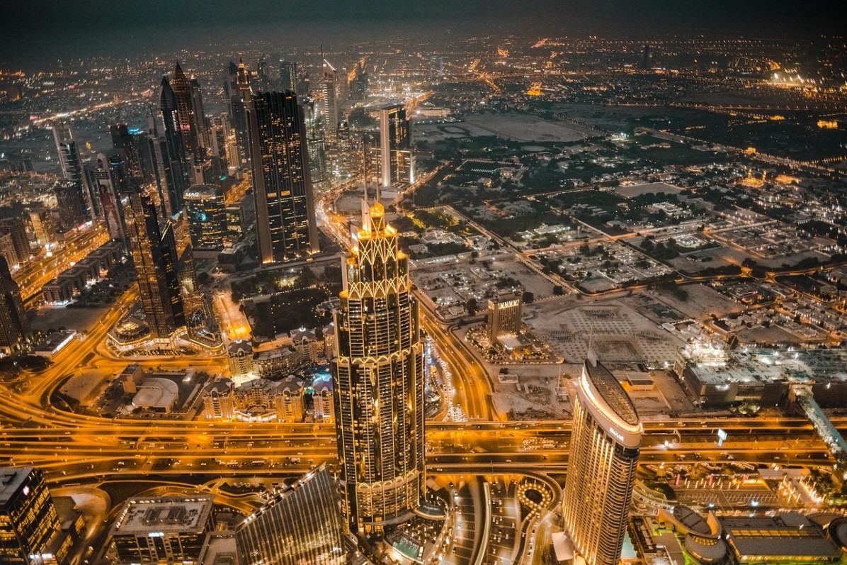 Burj Khalifa Dubai Night View