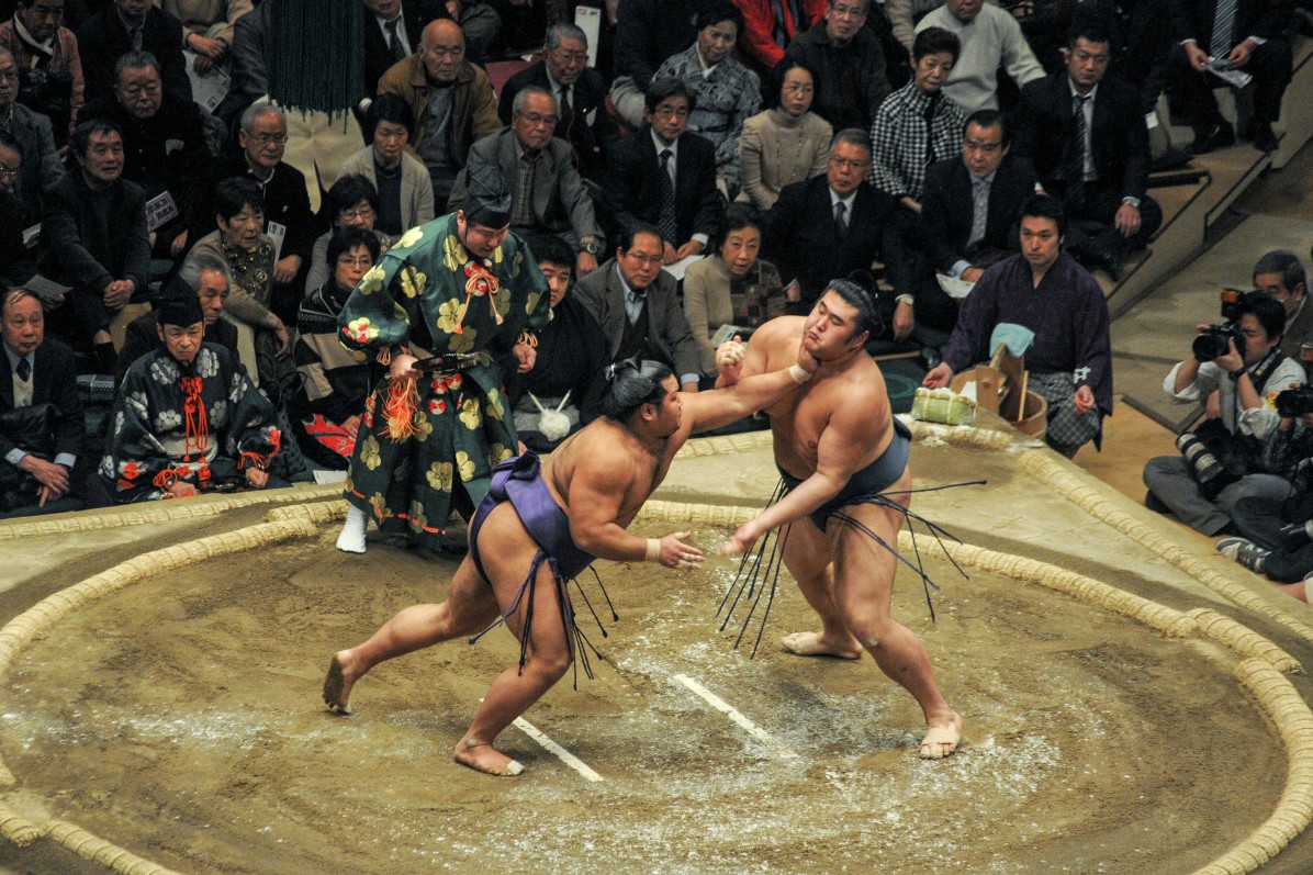 Sumo wrestling in Japan