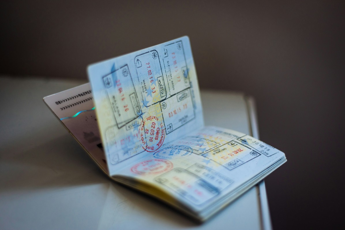 physical documents for travel