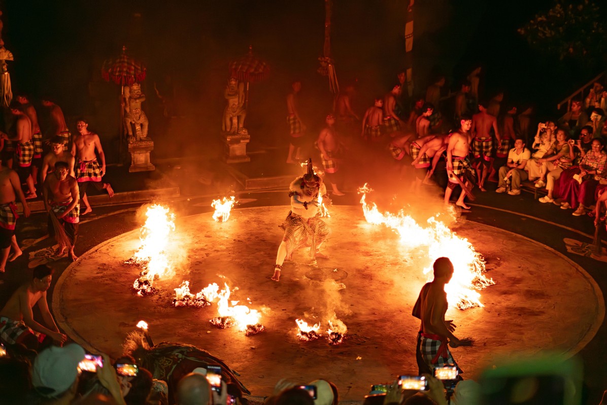 Bali tradition and culture Night time Bali