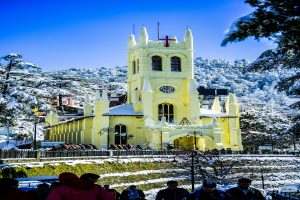 snow view at shimla