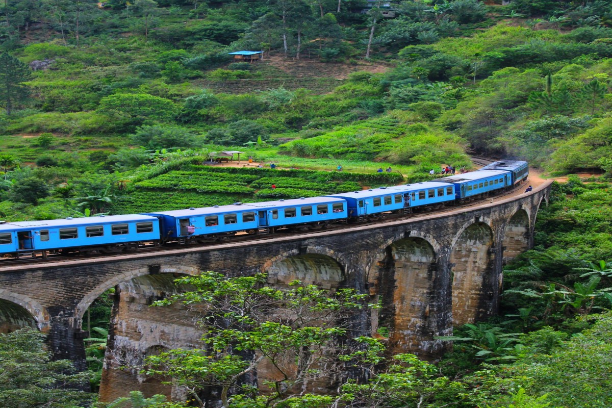 Train route at Sri Lanka