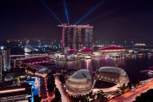 Singapore night view