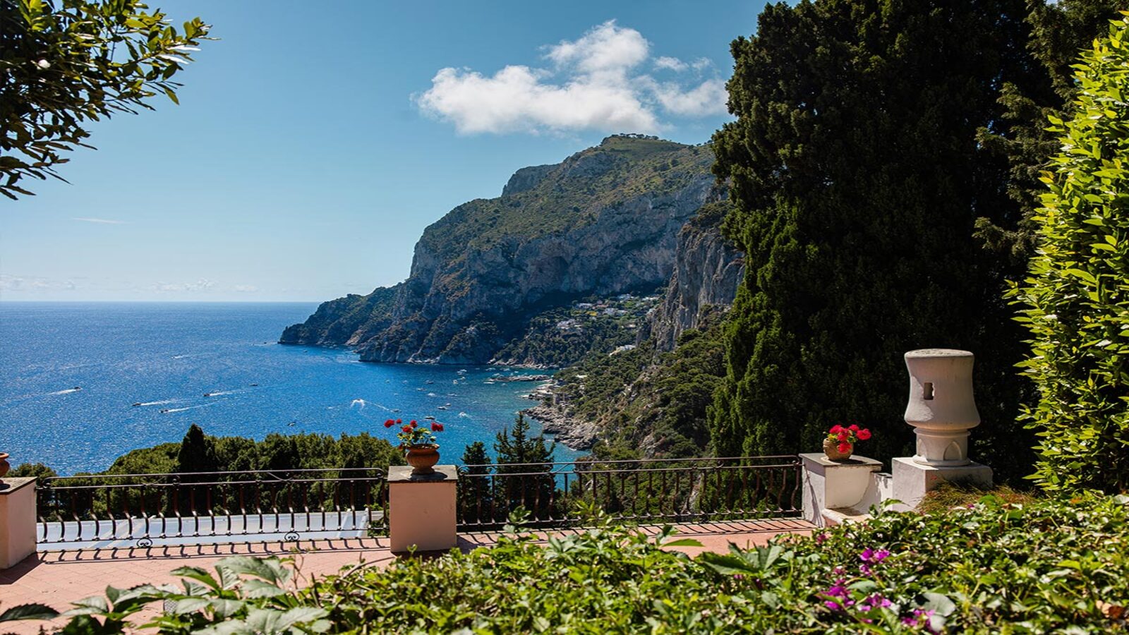 Luxury view of Capri