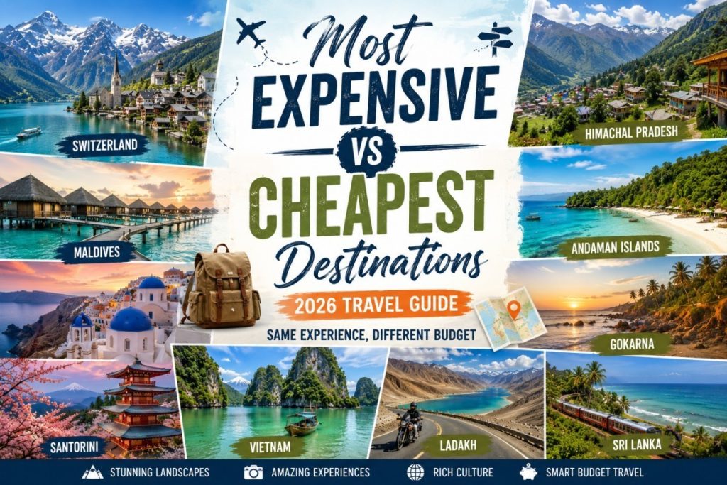 Expensive vs Cheapest Destinations