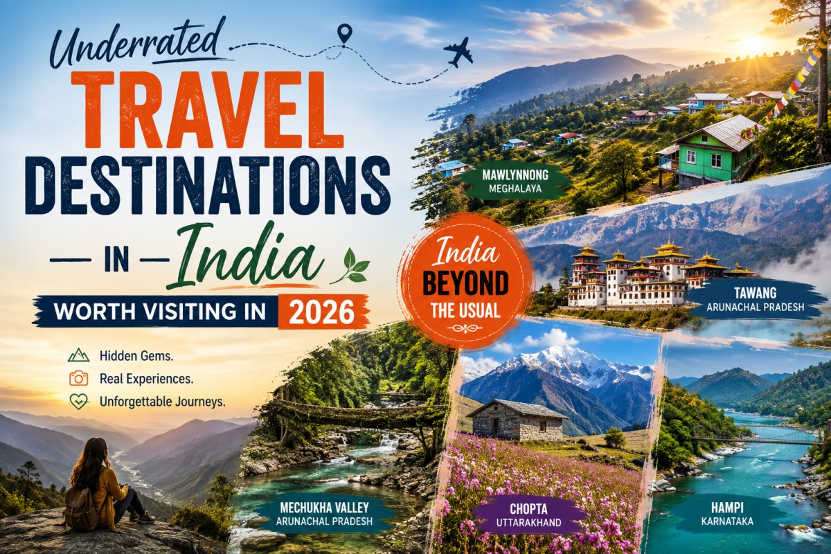 Underrated Travel Destinations in India Worth Visiting in 2026