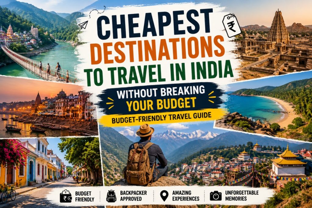 Cheapest Destinations to Travel in India