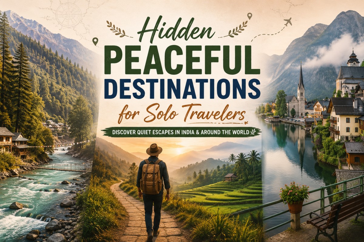 Hidden Peaceful Destinations for solo travelers