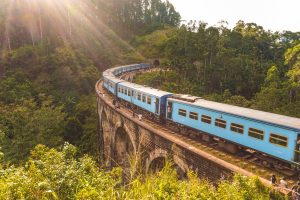 Train route at Ella
