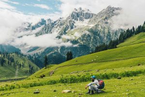 mountain view at Kashmir