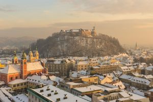 Snow in Ljubljana