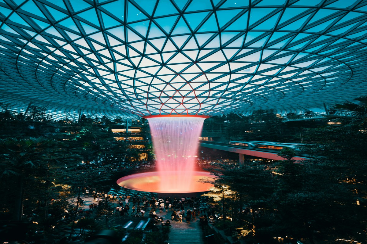 airport view at Singapore
