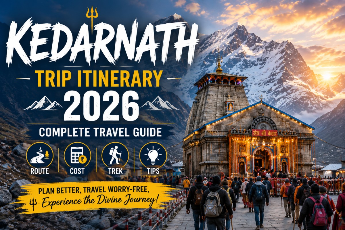 Kedarnath trip itinerary 2026