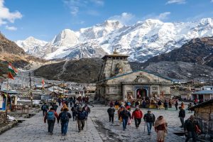views of kedarnath temple